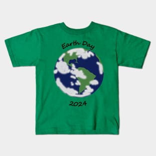 Planet Earth Day 2024 Kids T-Shirt